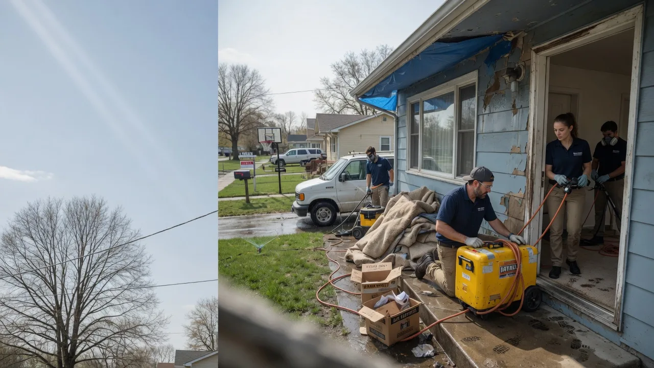 Basement Flood Cleanup in Falling Waters, WV near me